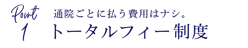トータルフィー制度