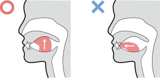 舌の正しい位置　舌の正しいポジション　横浜駅前歯科矯正歯科